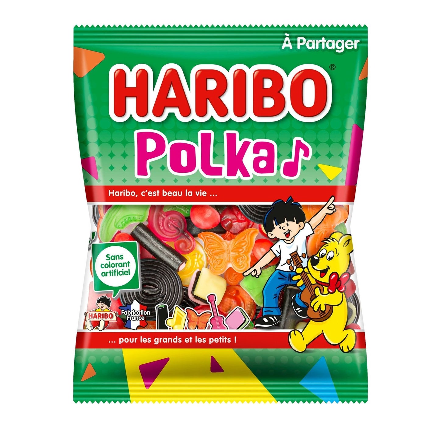 Bonbons Polka HARIBO le paquet de 300g