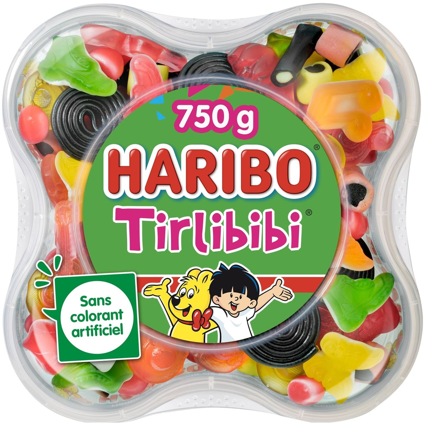 Bonbons Tirlibibi HARIBO la boite de 750g