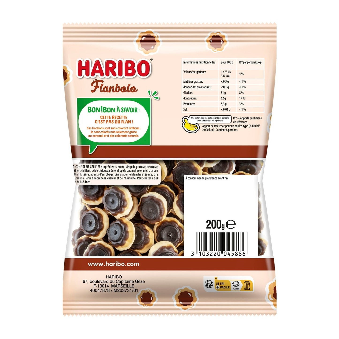 HARIBO Flanbolo Bonbons