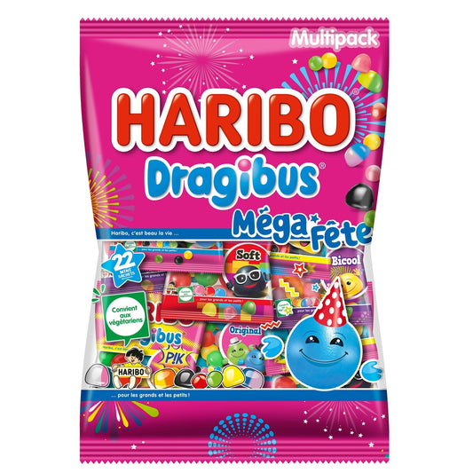 HARIBO Dragibus Mega Party Multipack Sweets