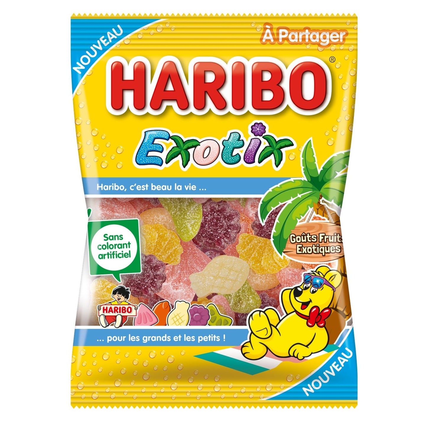 Bonbons Exotix HARIBO le paquet de 180g
