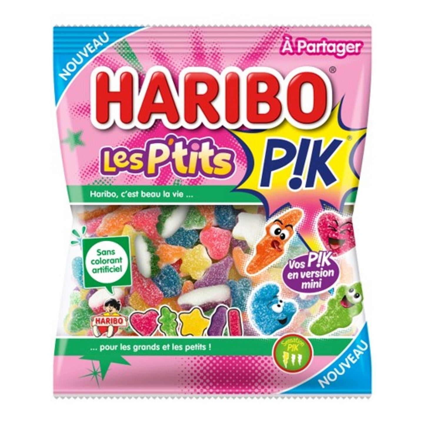 Bonbons les P'tits Pik HARIBO le paquet de 180g