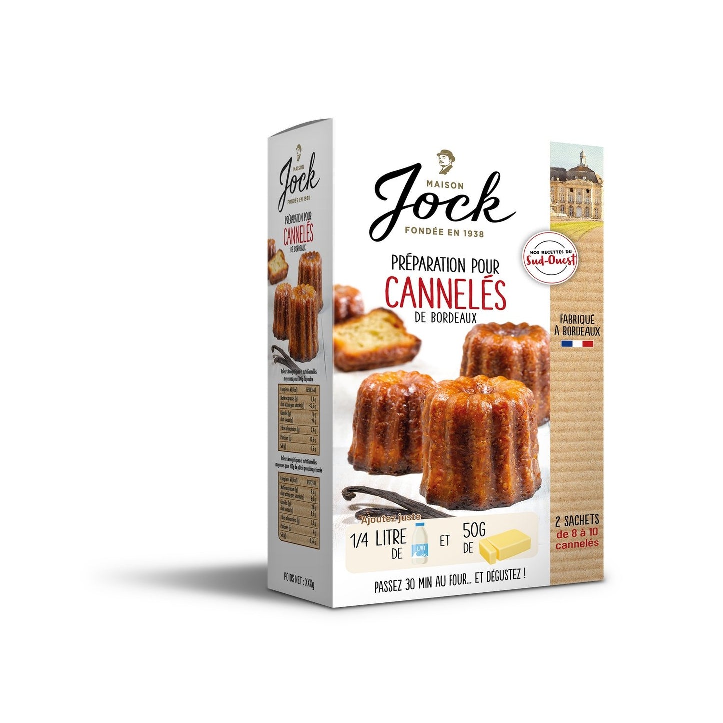 Preparation of JOCK Cannelés