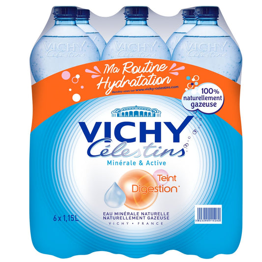 VICHY CELESTINS Natürliches Mineralwasser mit Kohlensäure