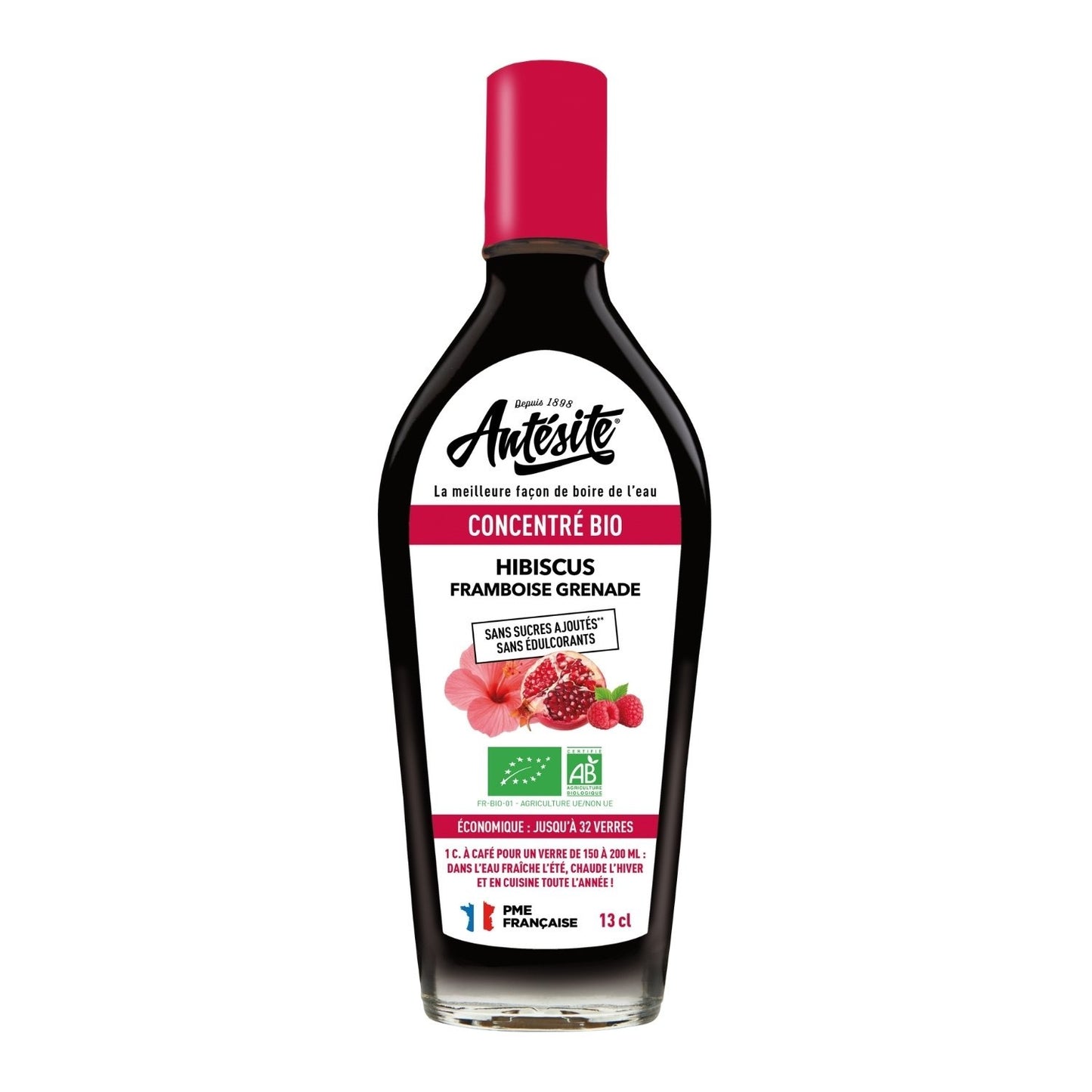 ANTESITE Organic Raspberry Pomegranate Hibiscus Syrup