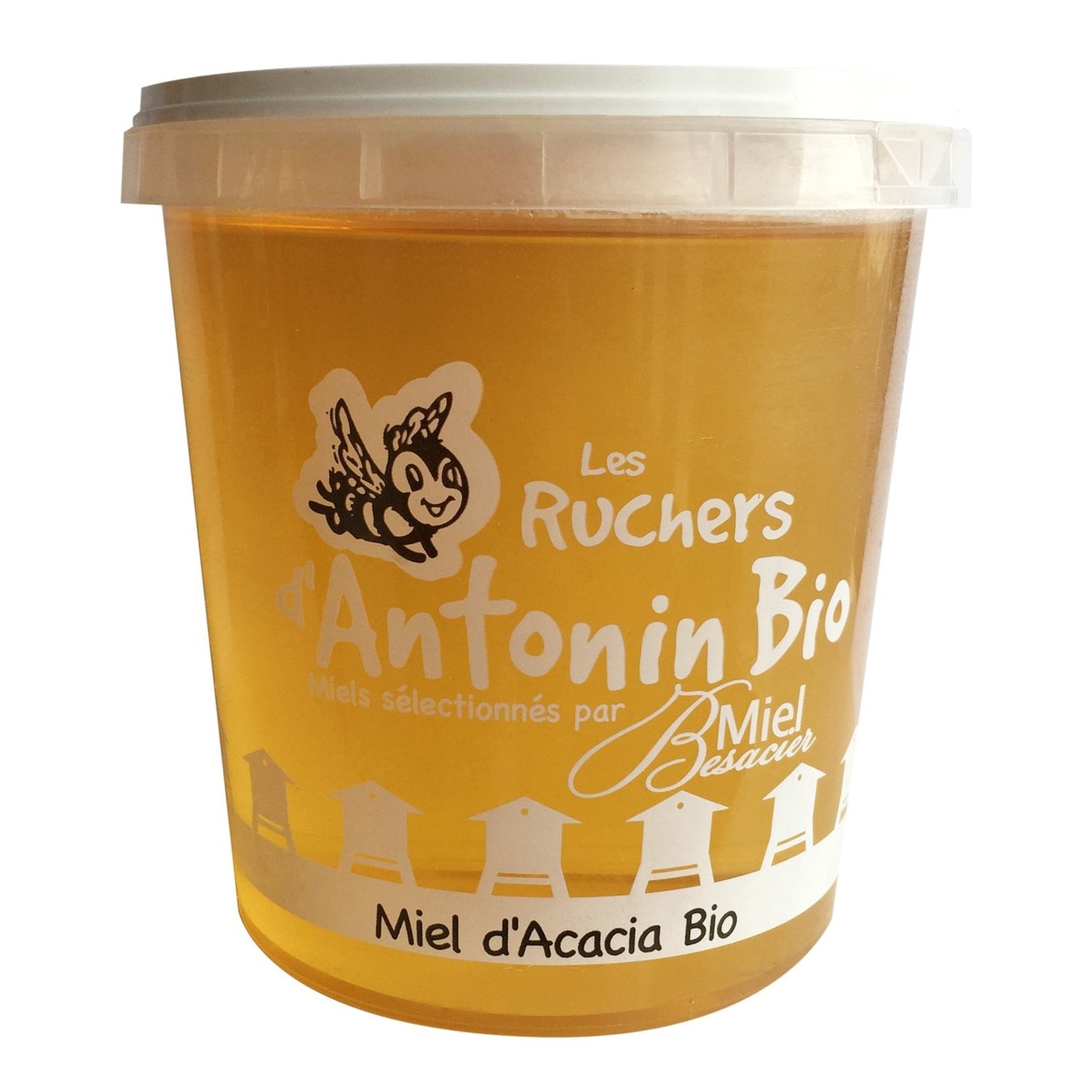 Miel d'Acacia les Ruchers Bio MIEL BESACIER le pot d'1kg