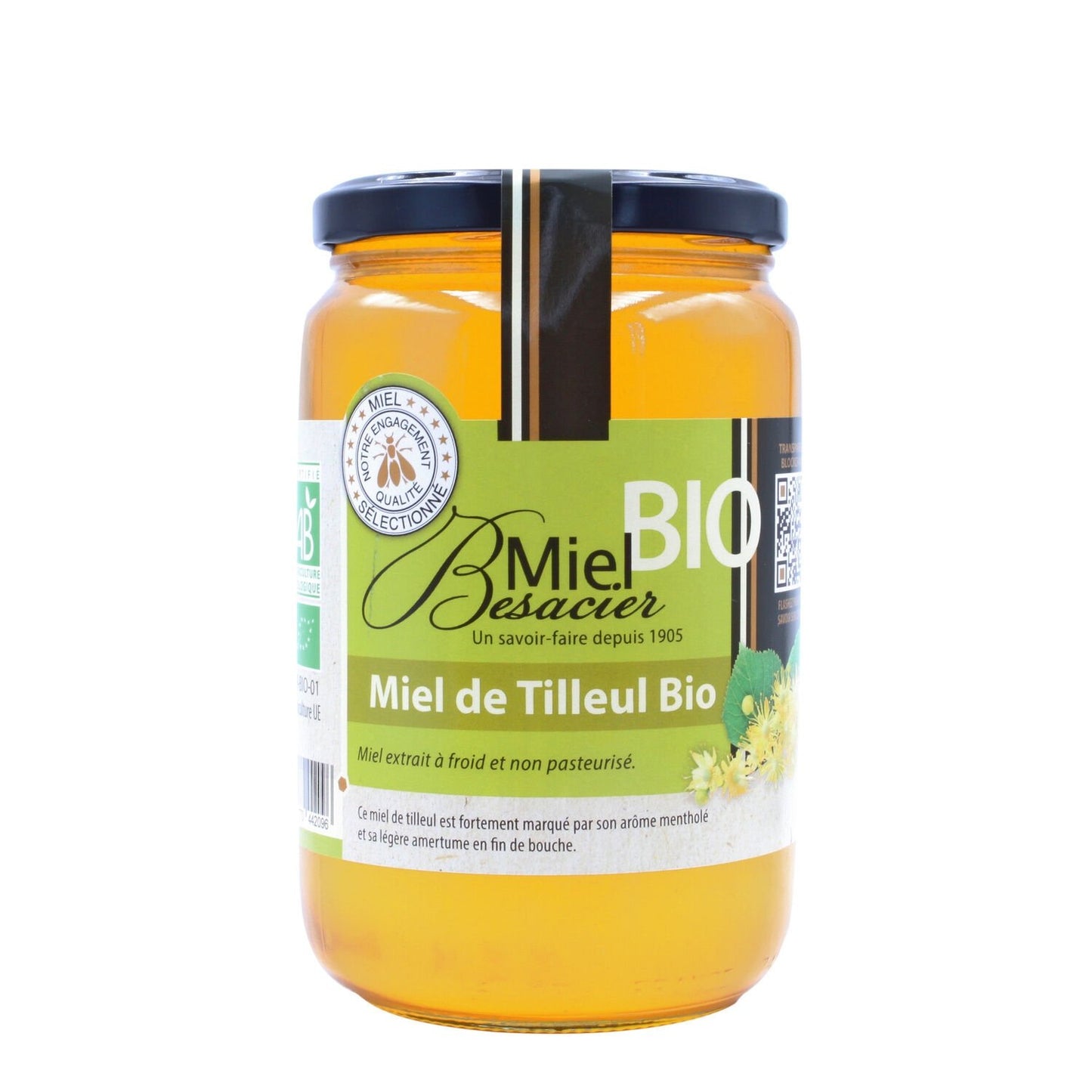 Organic Linden Honey MIEL BESACIER