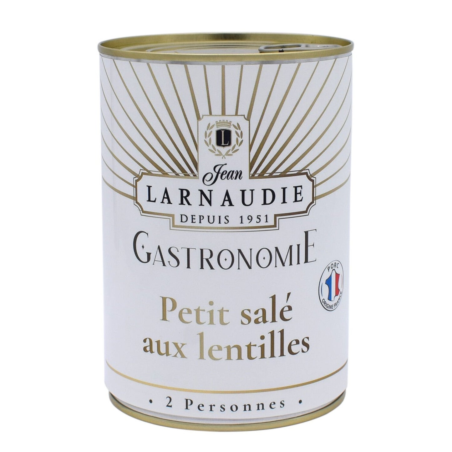 Small Salted Lentil Pie France "gastronomy" JEAN LARNAUDIE