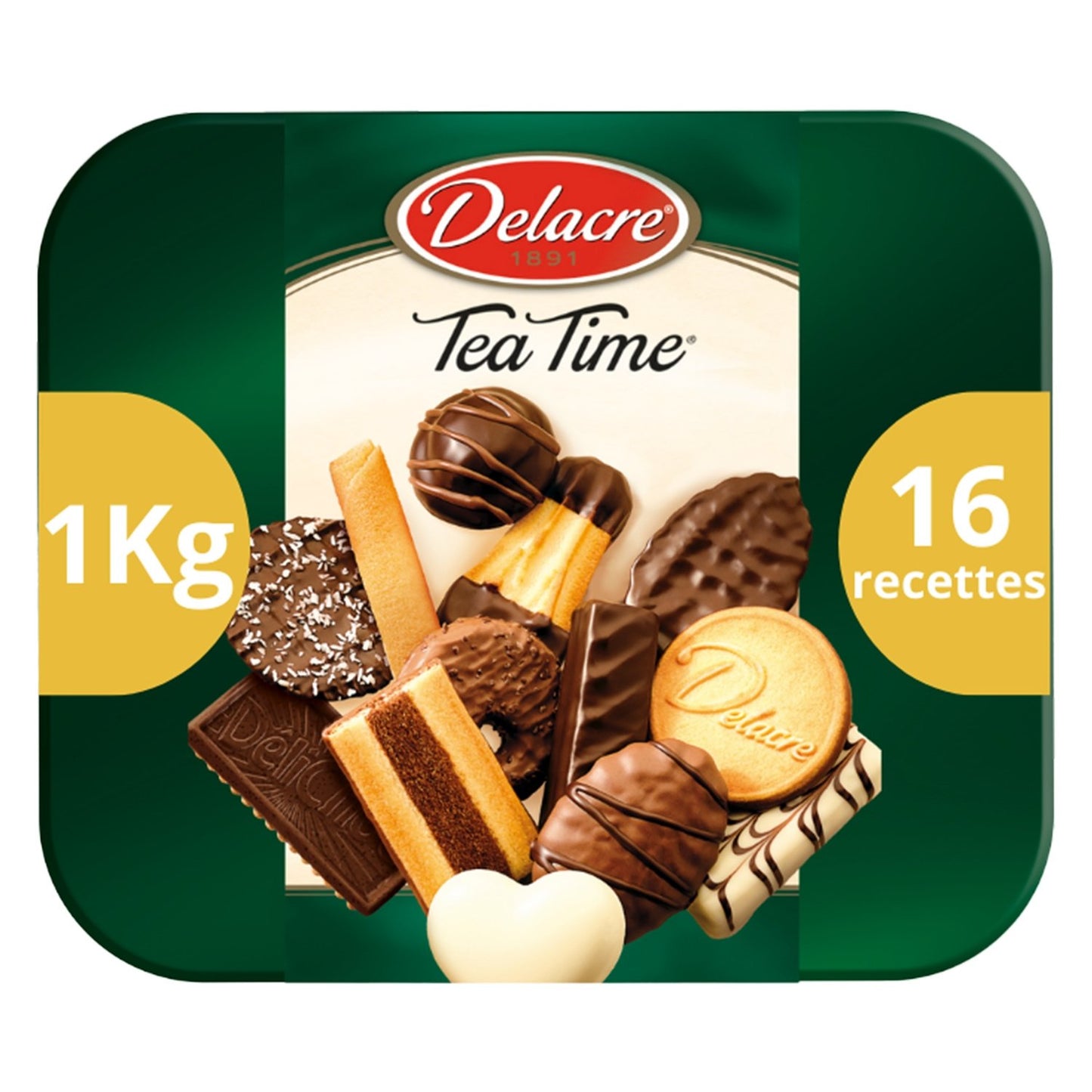 Biscuits Assortiment DELACRE TEA TIME 1 kg
