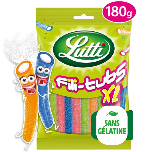 LUTTI Fili-Tubs XL Würzige Fruchtbonbons