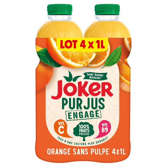 JOKER Orangensaft ohne Fruchtfleisch ohne Zuckerzusatz