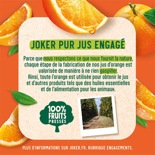 JOKER Orangensaft ohne Fruchtfleisch, ohne Zuckerzusatz