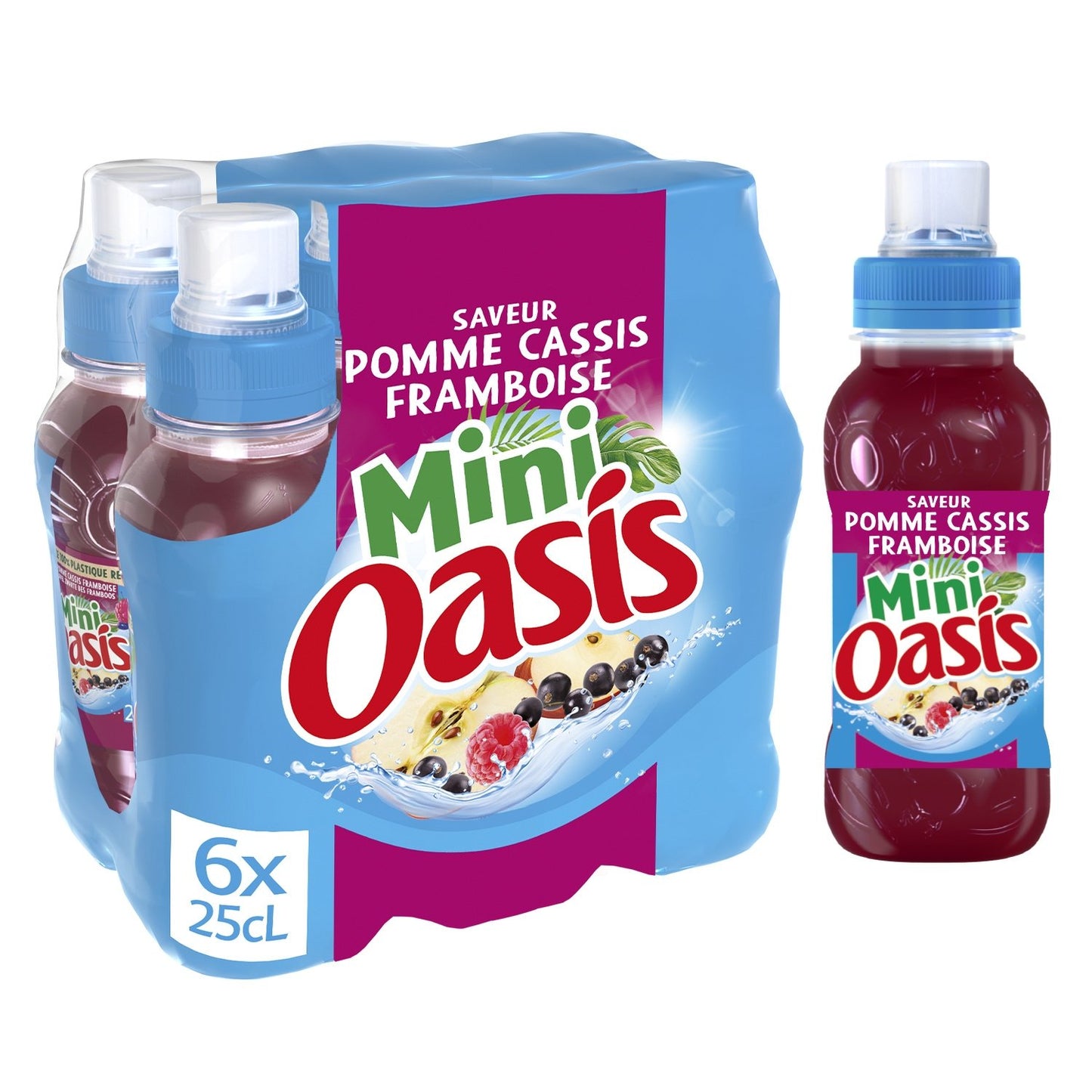 Boisson aux Fruits Pomme Cassis et Framboise OASIS