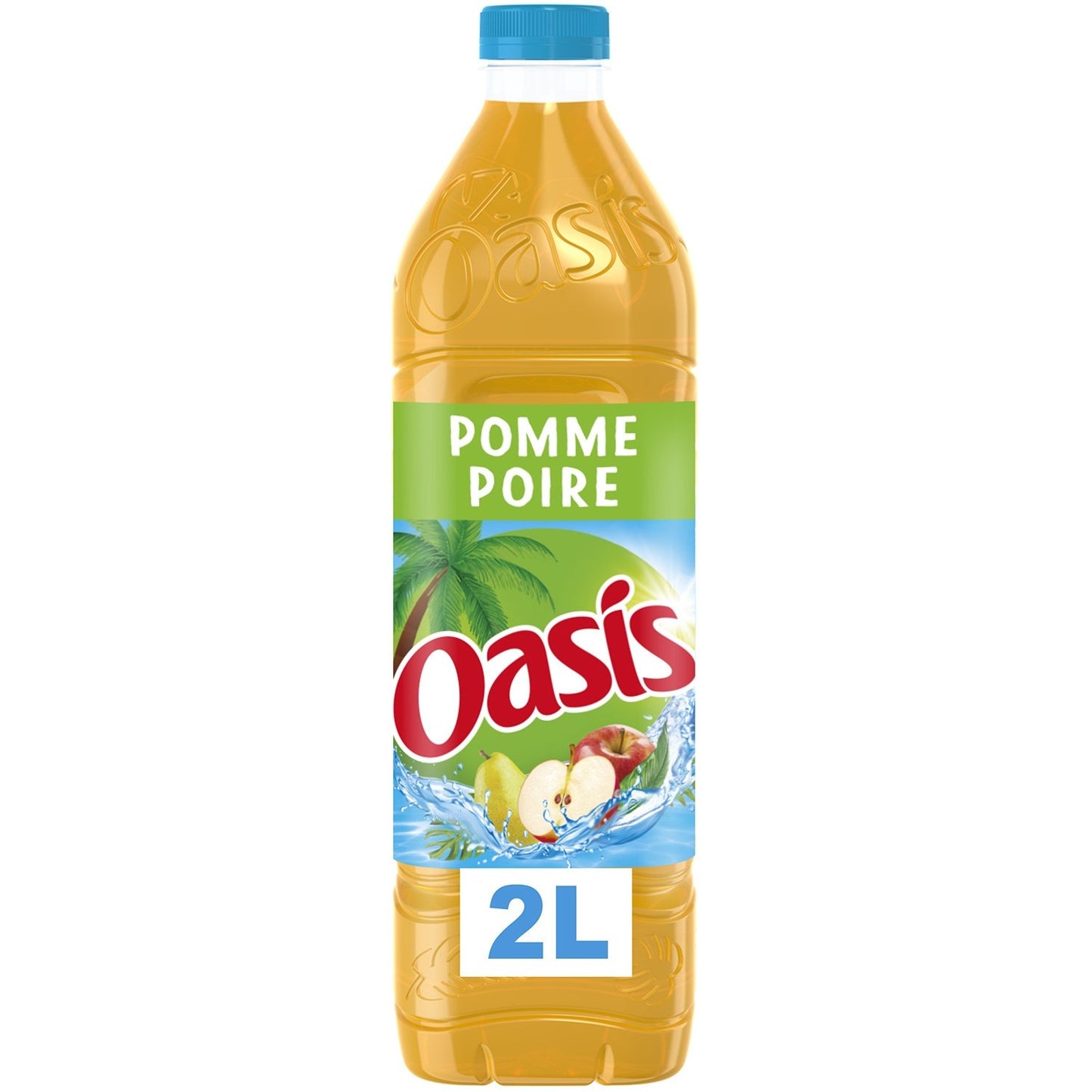 Boisson aux Fruits Pomme Poire OASIS la bouteille de 2L
