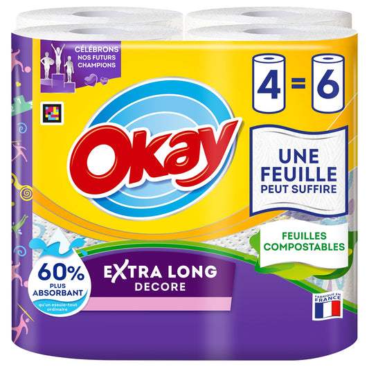OKAY Biologisch abbaubare Papiertücher