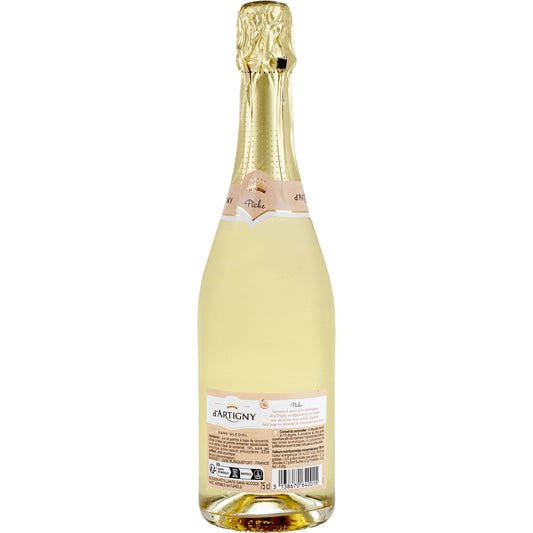 Boisson Effervescente Sans Alcool Saveur Pêche D'ARTIGNY