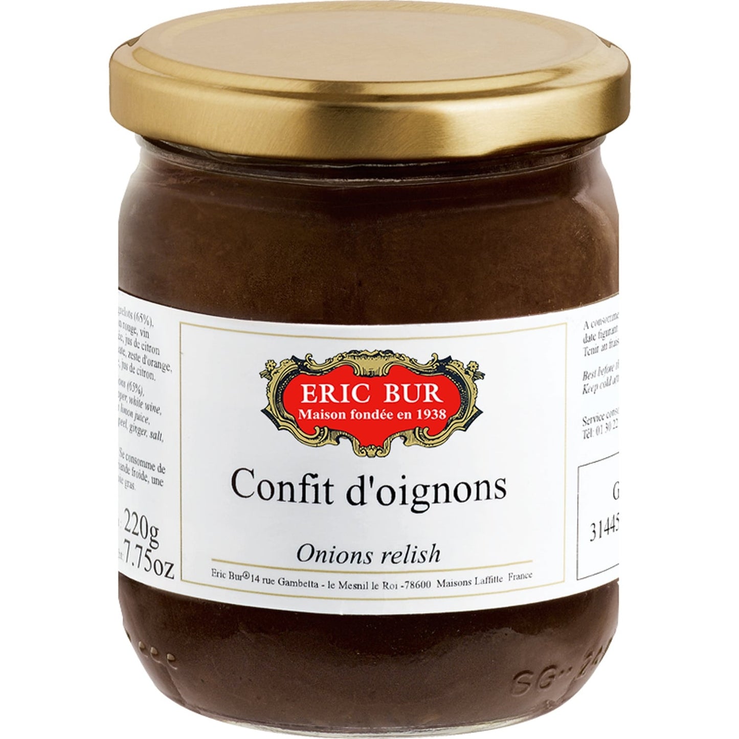 Confit d'Oignons ERIC BUR