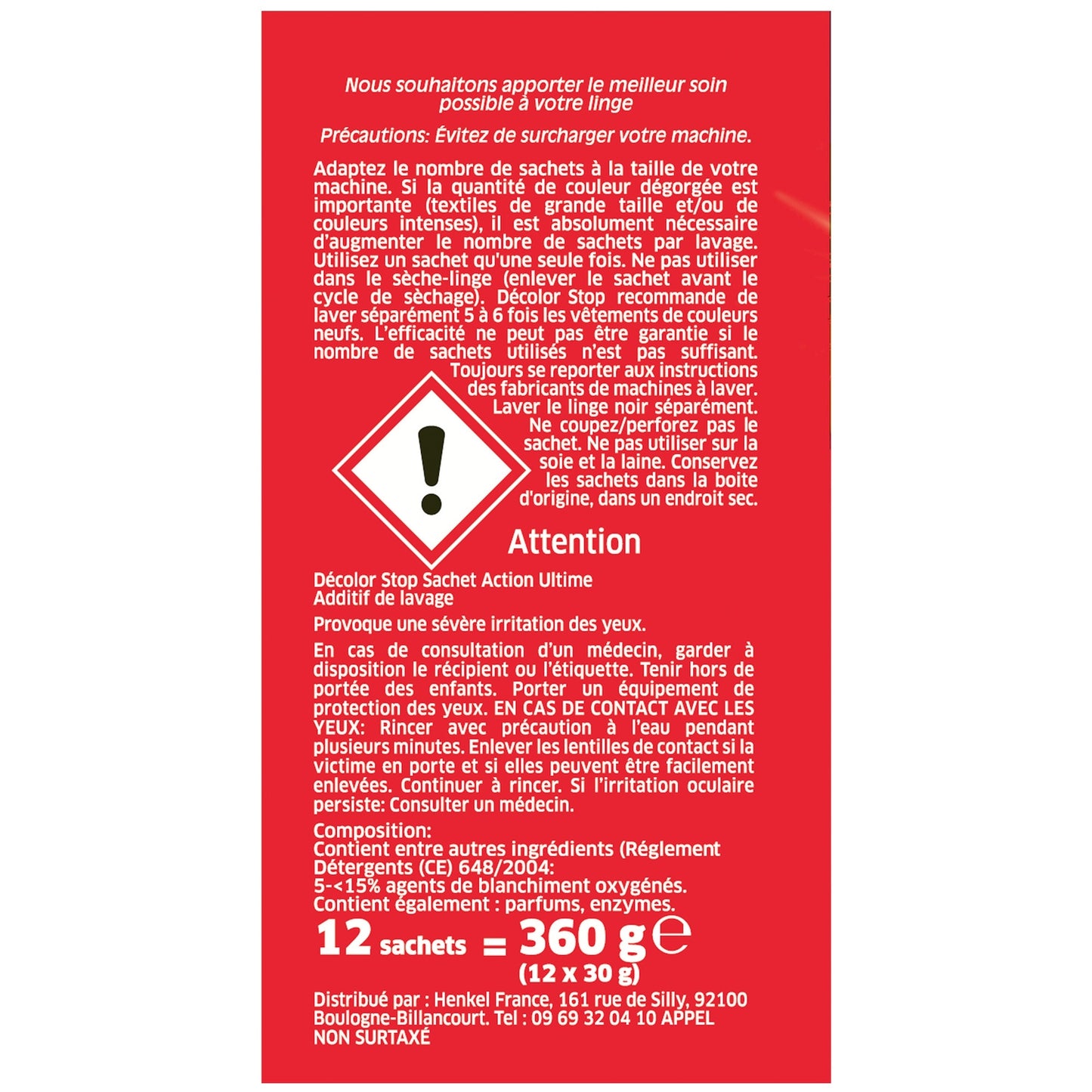 Anti-Discoloration + Stain Remover SCARLET WATER