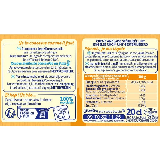 BRIDELICE UHT-Pudding