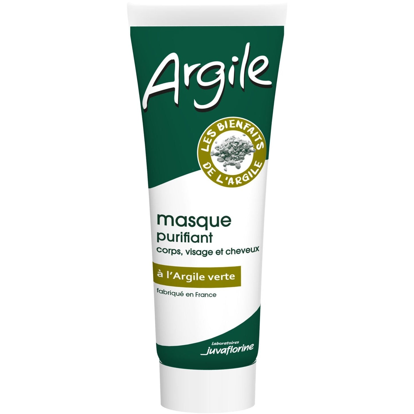 Masque Purifiant Nature Corps, Visage et Cheveux ARGILE le tube de 300g