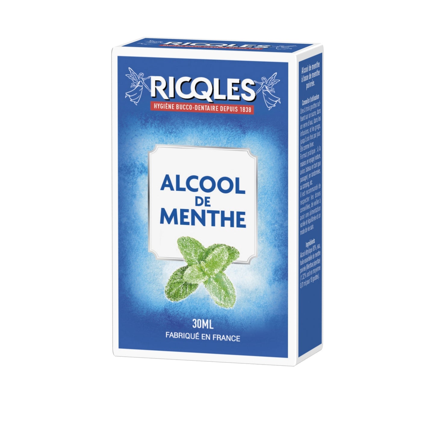 Alcool de menthe Hygiène bucco-dentaire RICQLES