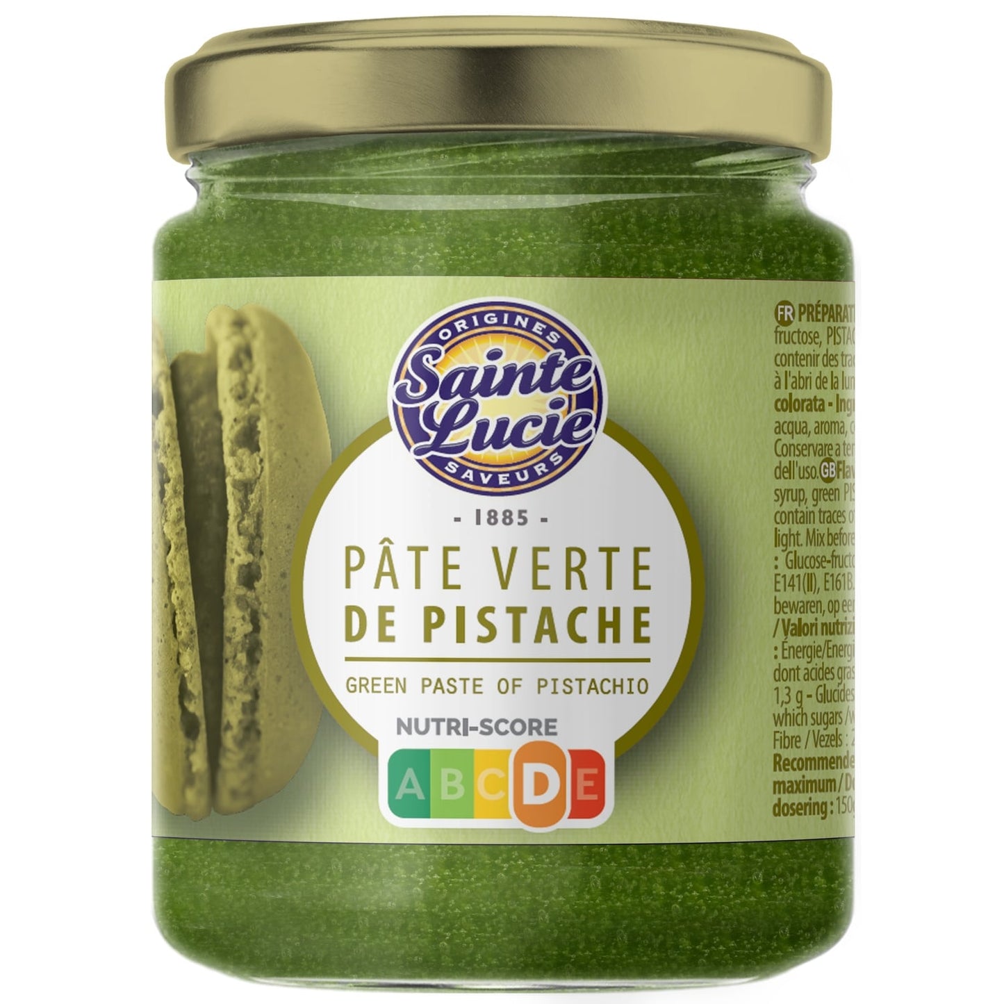Pâte verte de pistache SAINTE LUCIE