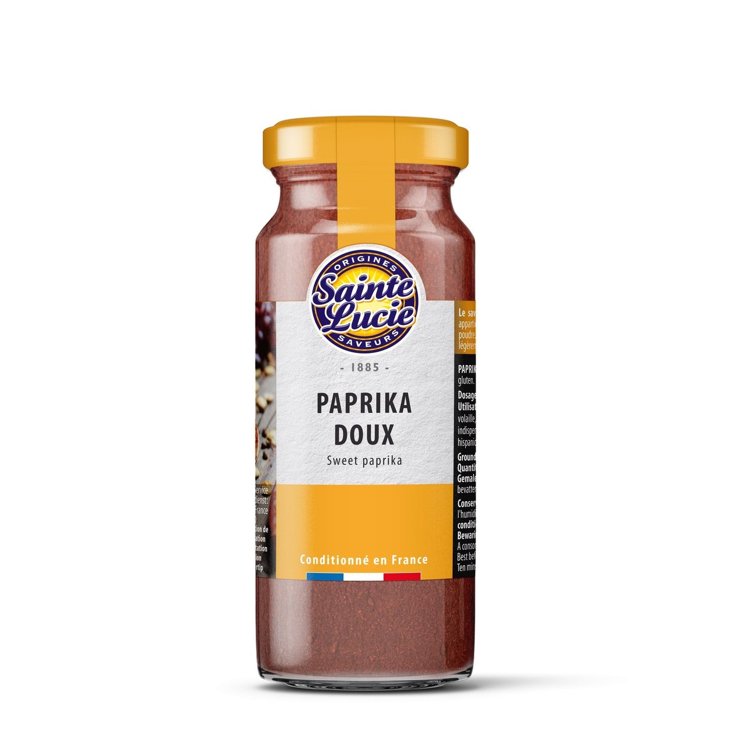 Paprika Moulu Doux SAINTE LUCIE le flacon de 50 g