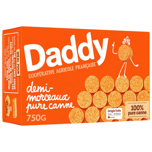 DADDY Reiner Rohrzucker Halbe Stücke