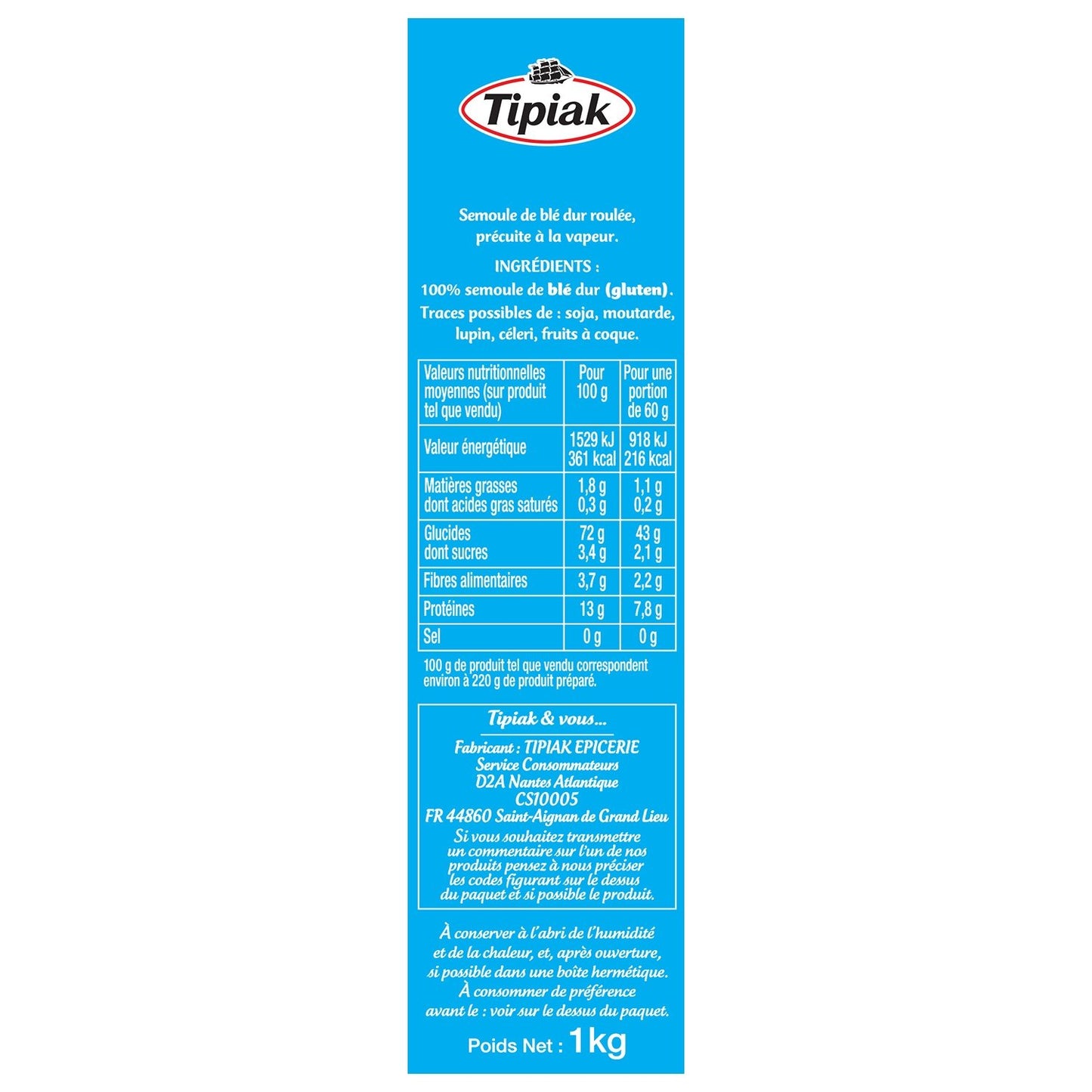 TIPIAK Mittelkorn-Couscous