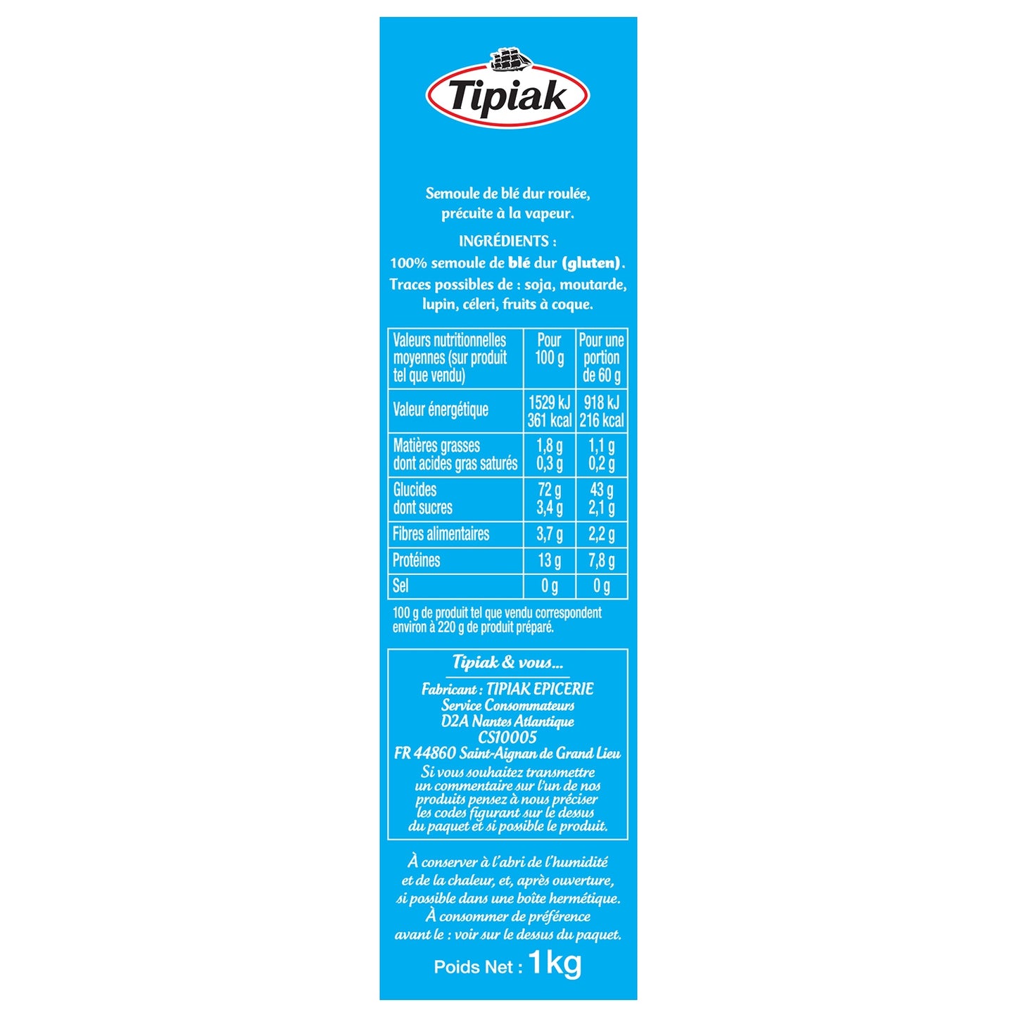 TIPIAK Feiner Couscous