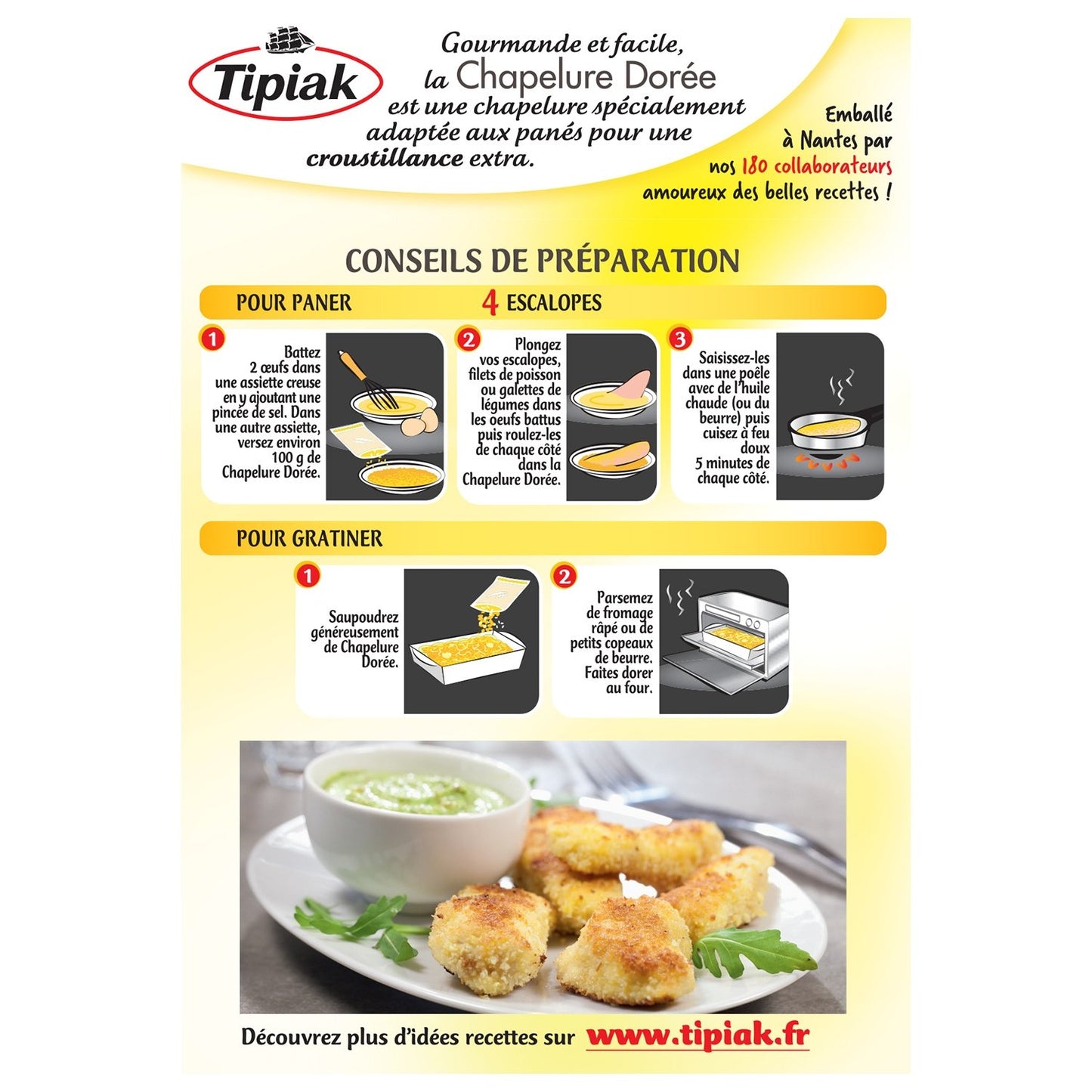 TIPIAK Goldene Semmelbrösel