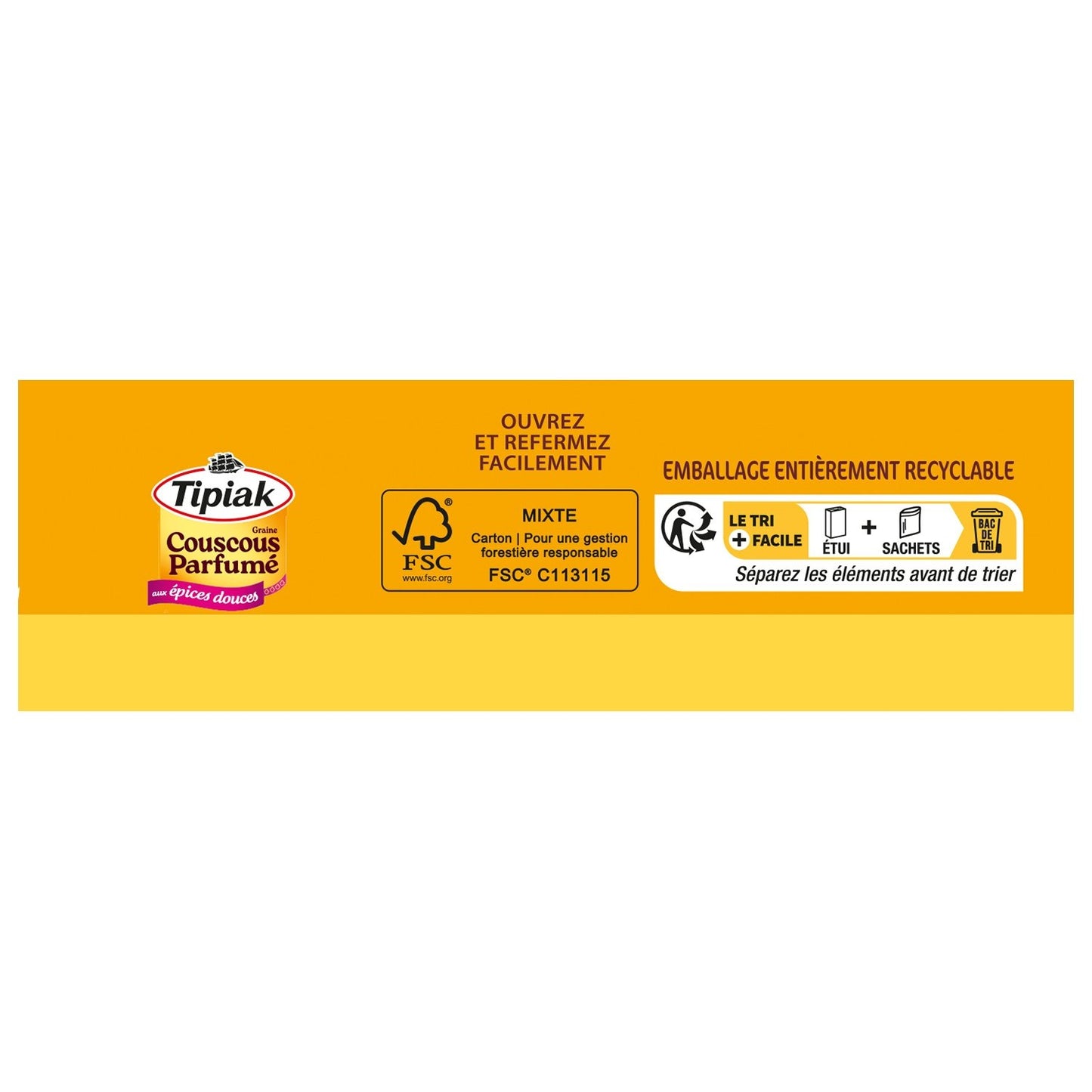 TIPIAK Mild gewürzte Couscous-Körner