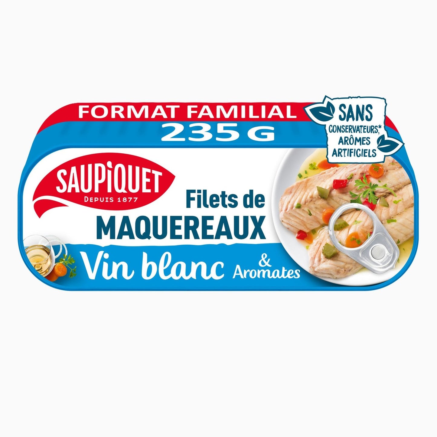 Mackerel Fillets in SAUPIQUET White Wine