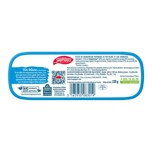 Makrelenfilets in SAUPIQUET Weißwein