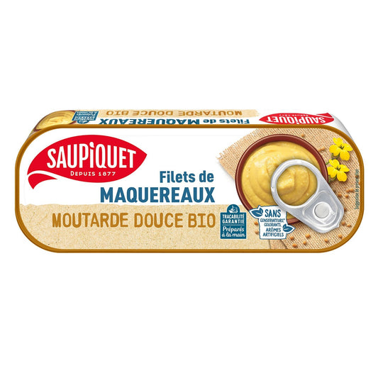 Bio Makrelenfilets mit süßem Senf SAUPIQUET