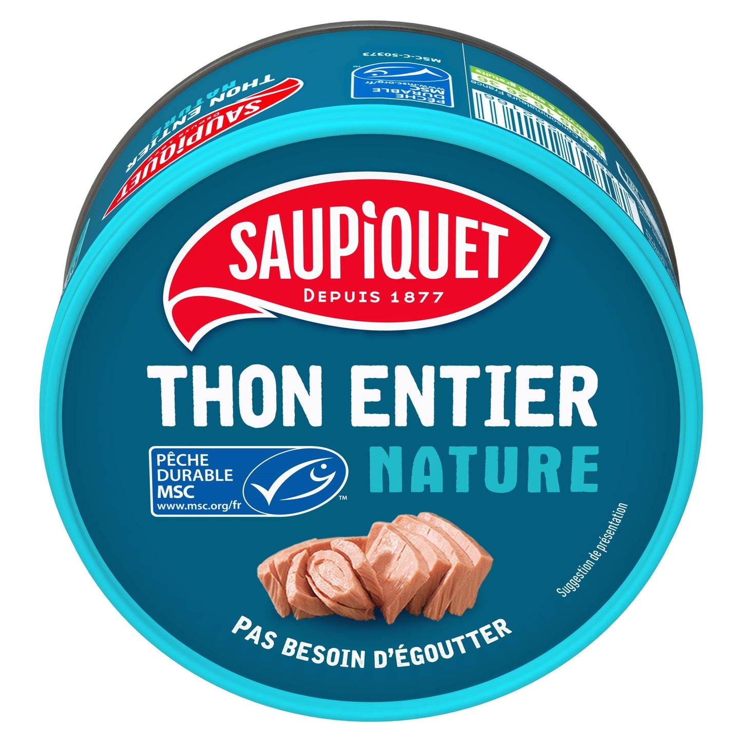 MSC SAUPIQUET Whole Tuna in Natural
