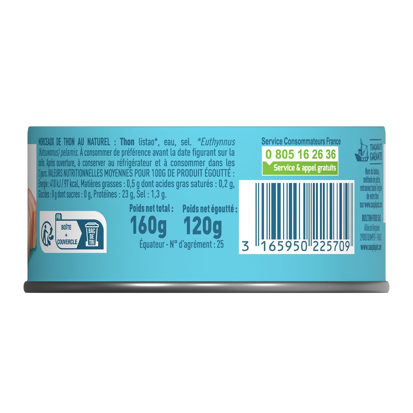 SAUPIQUET Natural Tuna Chunks