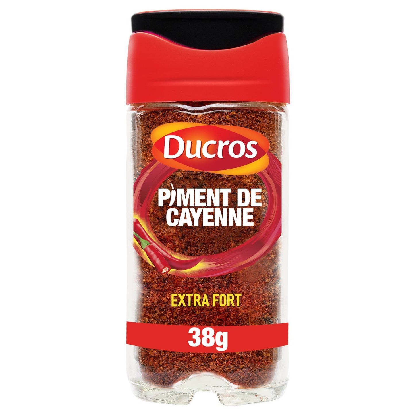 Piment Cayenne Extra Fort Moulu DUCROS le flacon de 38 g