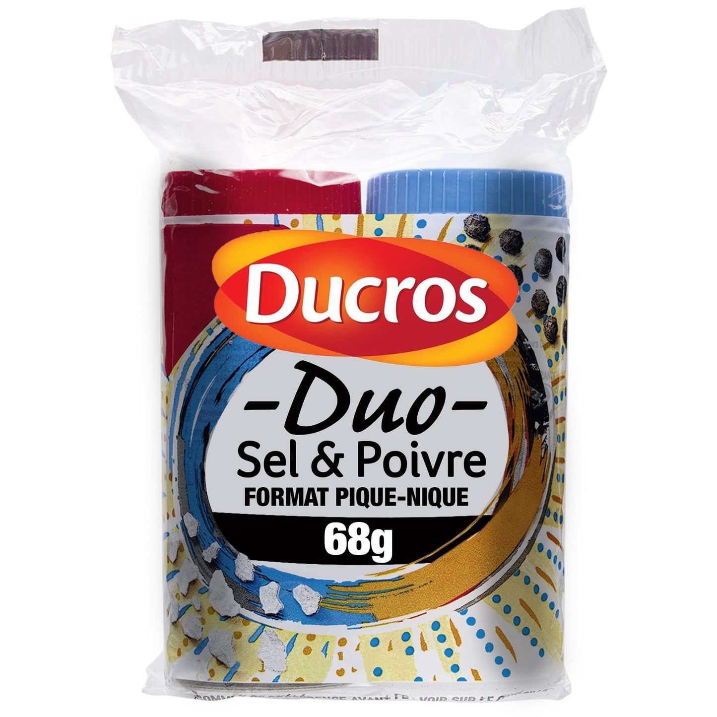 Poivre et Sel DUCROS le poivre de 18 g + le sel de 50 g