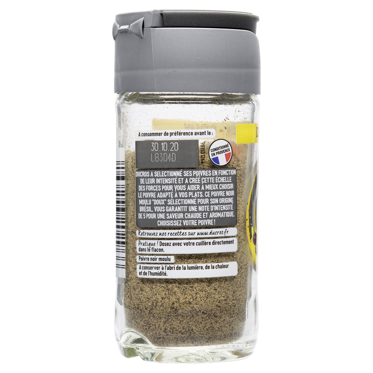 DUCROS Mild Ground Black Pepper Strength 5