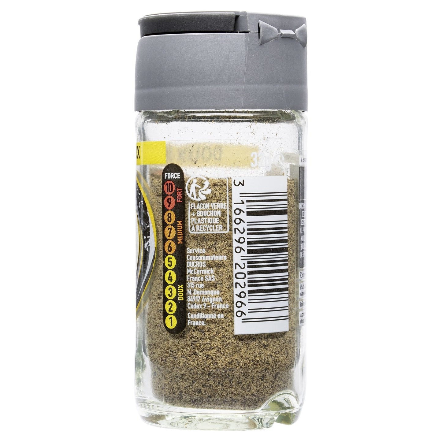 DUCROS Mild Ground Black Pepper Strength 5