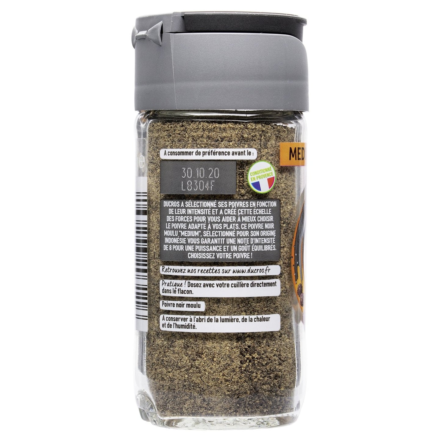 Ground Black Pepper Strength 8 DUCROS
