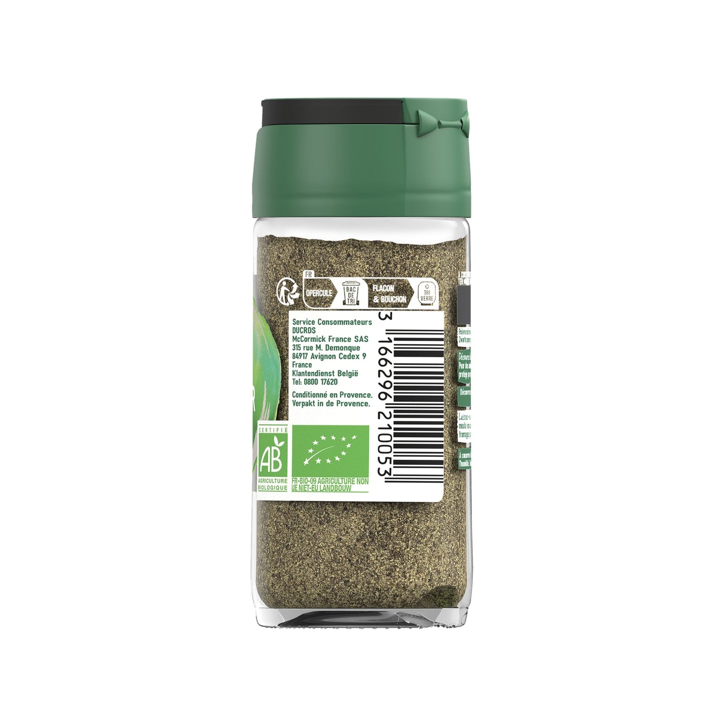 DUCROS Organic Ground Black Pepper