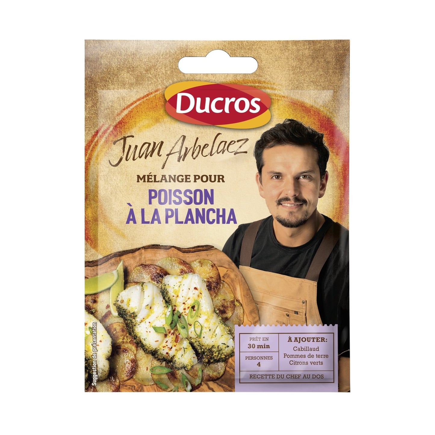 Mélange pour Poisson à la Plancha DUCROS le sachet de 20g