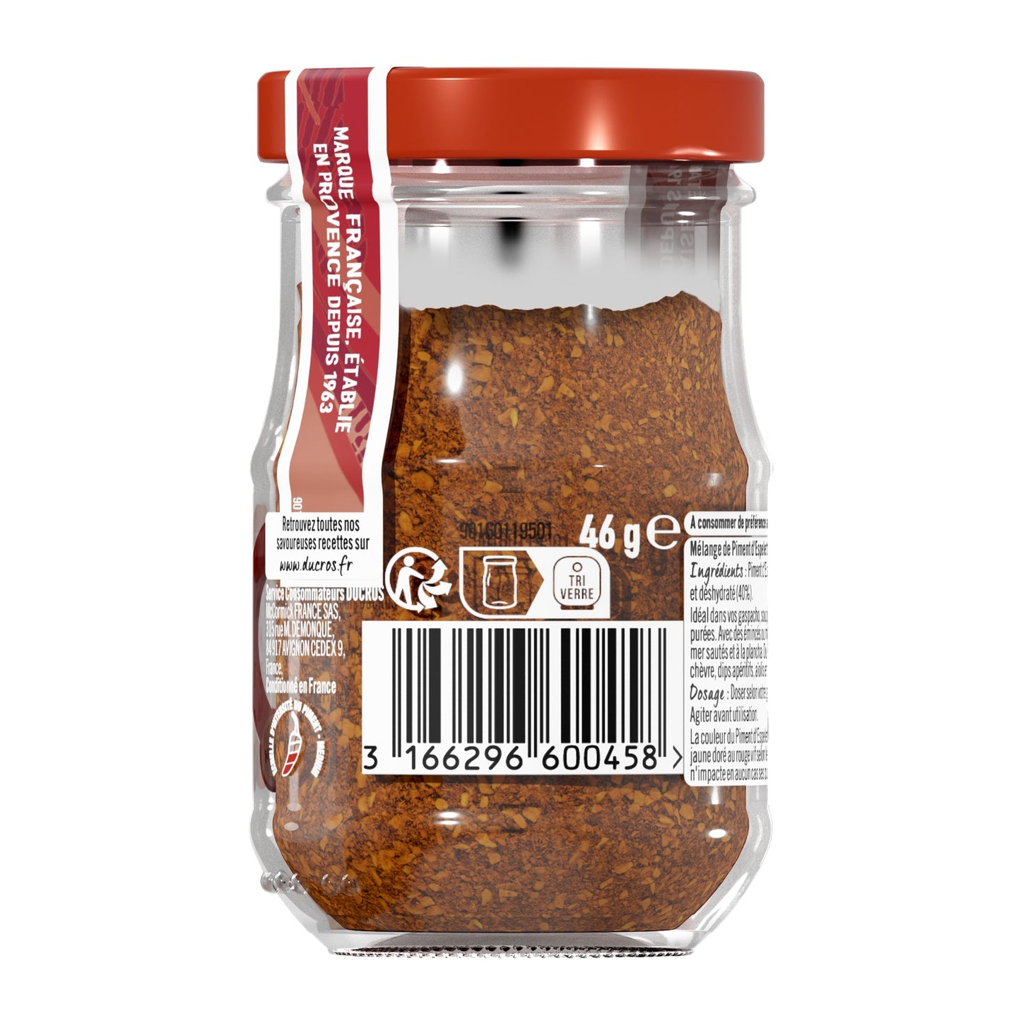 DUCROS Espelette-Pfeffer und geröstete Knoblauchmischung