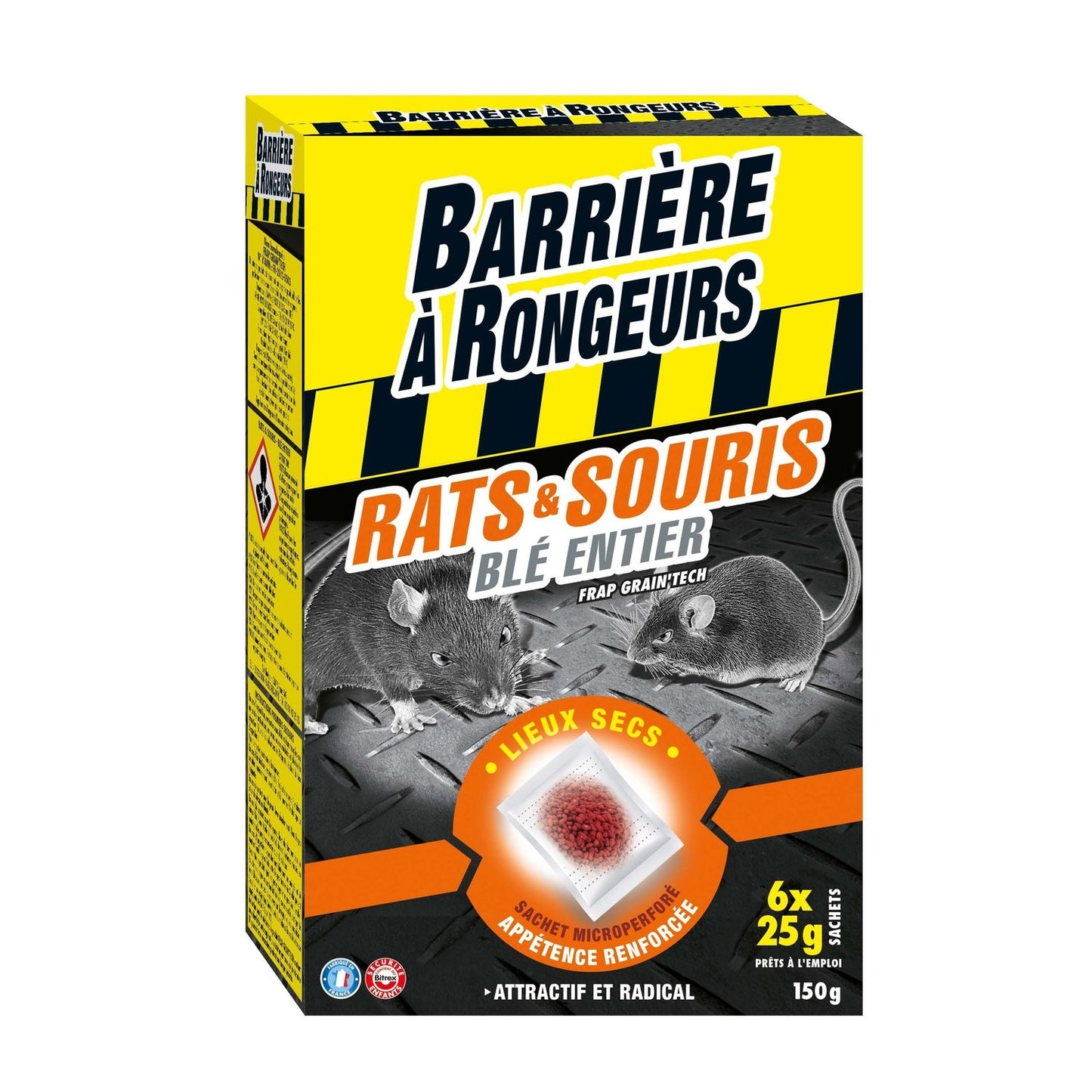 Anti Rats and Mice Bait on Cereals 150 G RODENT BARRIER