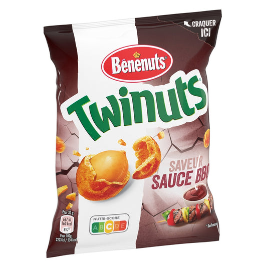 BENENUTS TWINUTS Barbecue Sauce Flavor Coated Peanuts