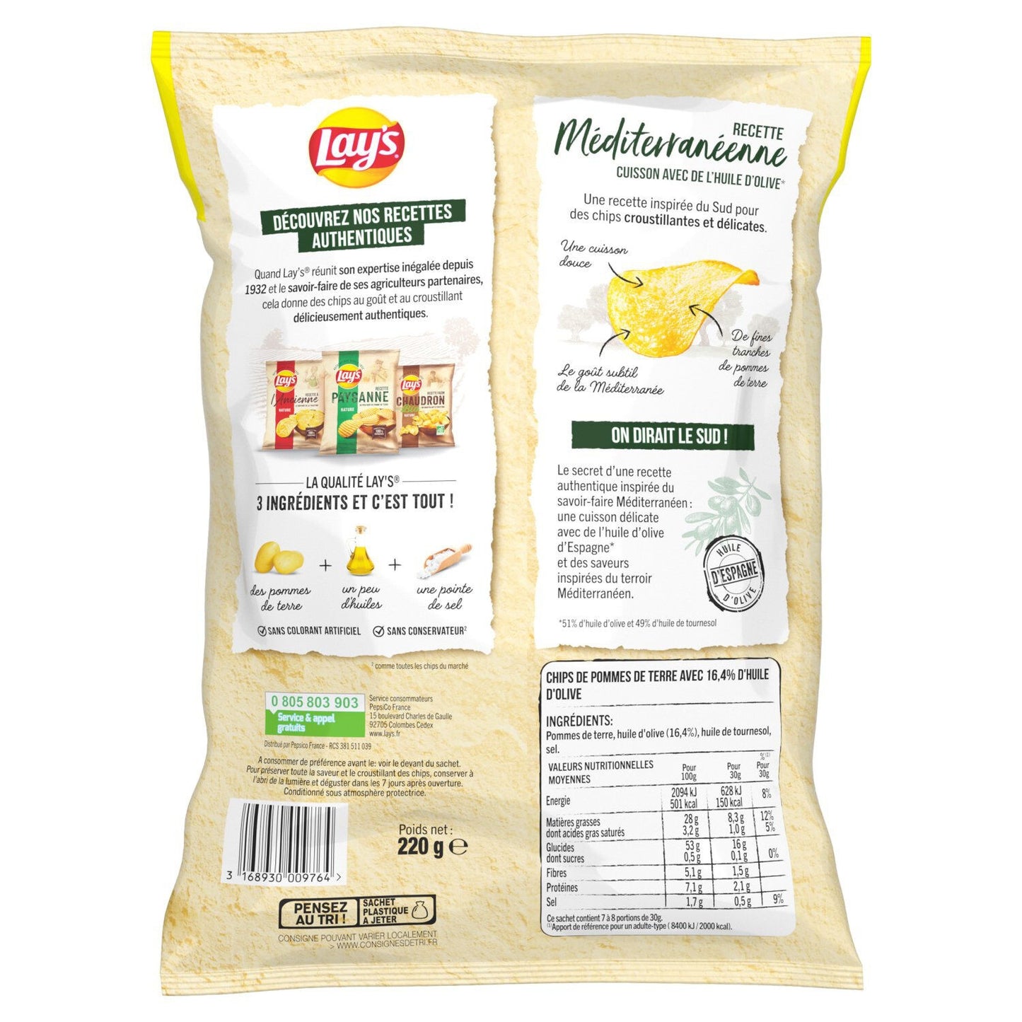 LAY'S Chips mit natürlichem Geschmack
