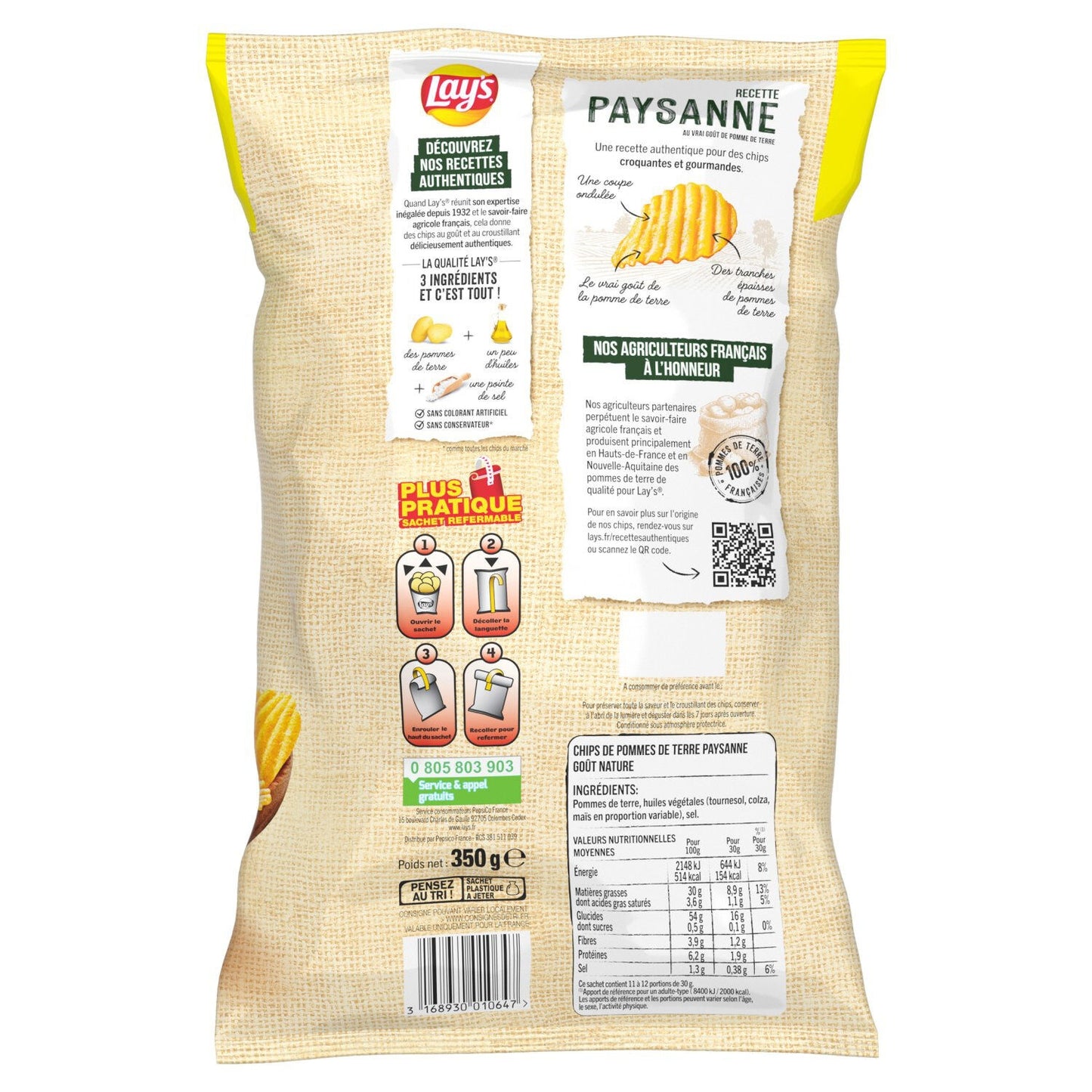 LAY'S Plain Country Chips