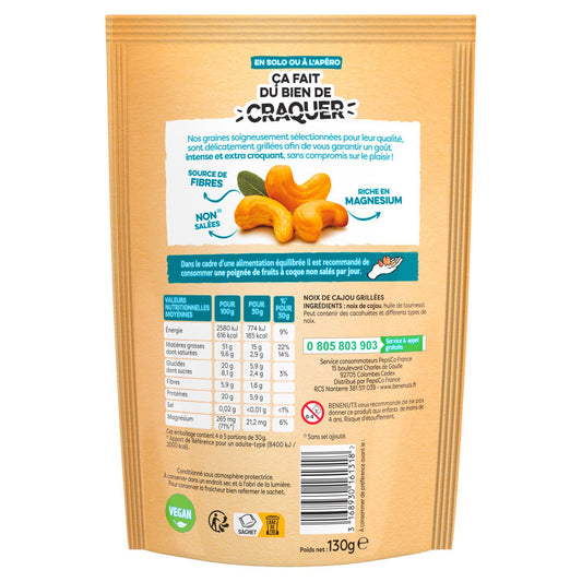 BENENUTS RAW PLEASURE Unsalted Cashews